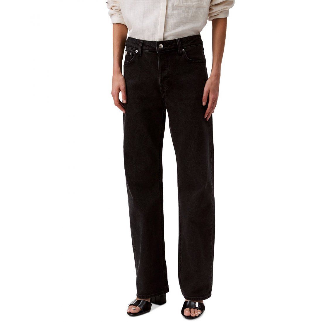 Calvin klein jeans - Femmes's '90s Straight-Leg Stretch' Jeans