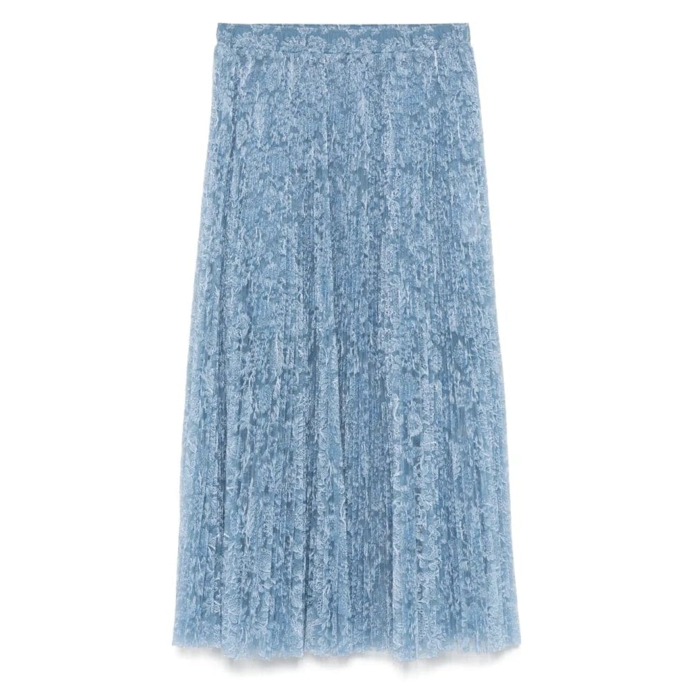 Ermanno scervino - Jupe Midi 'Floral-Embroidered' pour Femmes