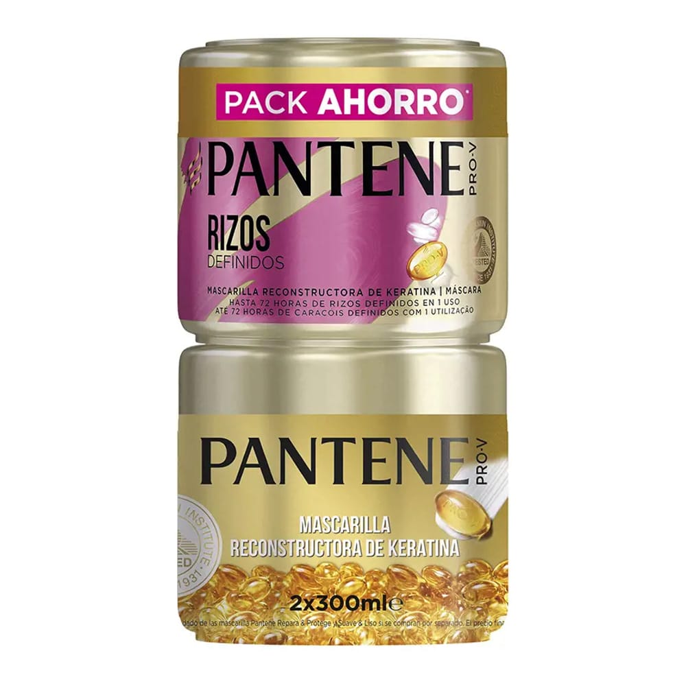 Pantene - Masque capillaire 'Pro-V Defined Curls' - 300 ml, 2 Pièces