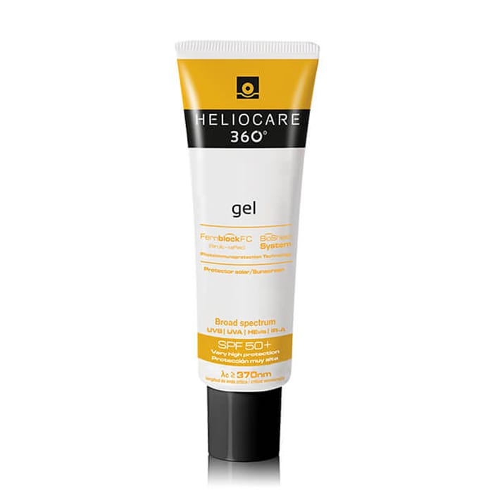 Heliocare - Gel de protection solaire '360° SPF50+' - Tous types de peau, 50 ml