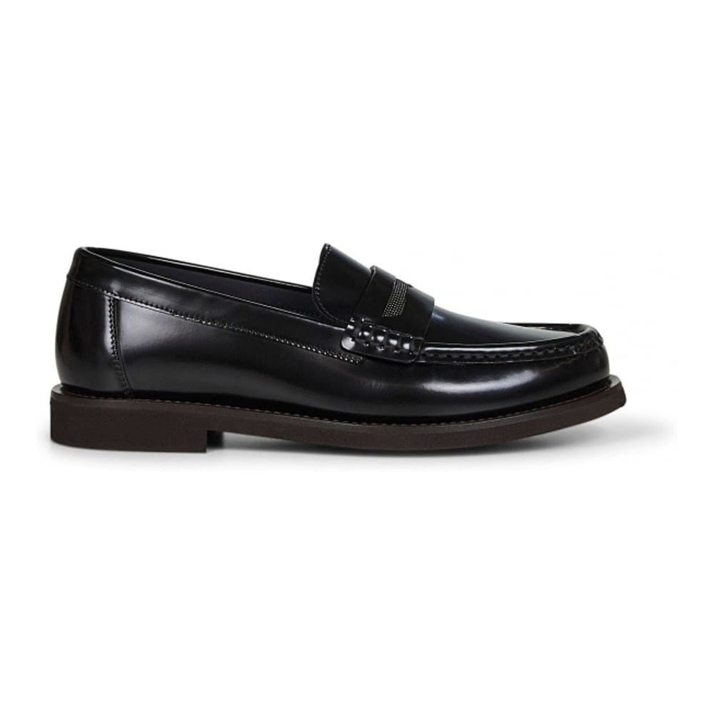 Brunello cucinelli - Mocassins 'Shiny Embroidered Penny' pour Femmes