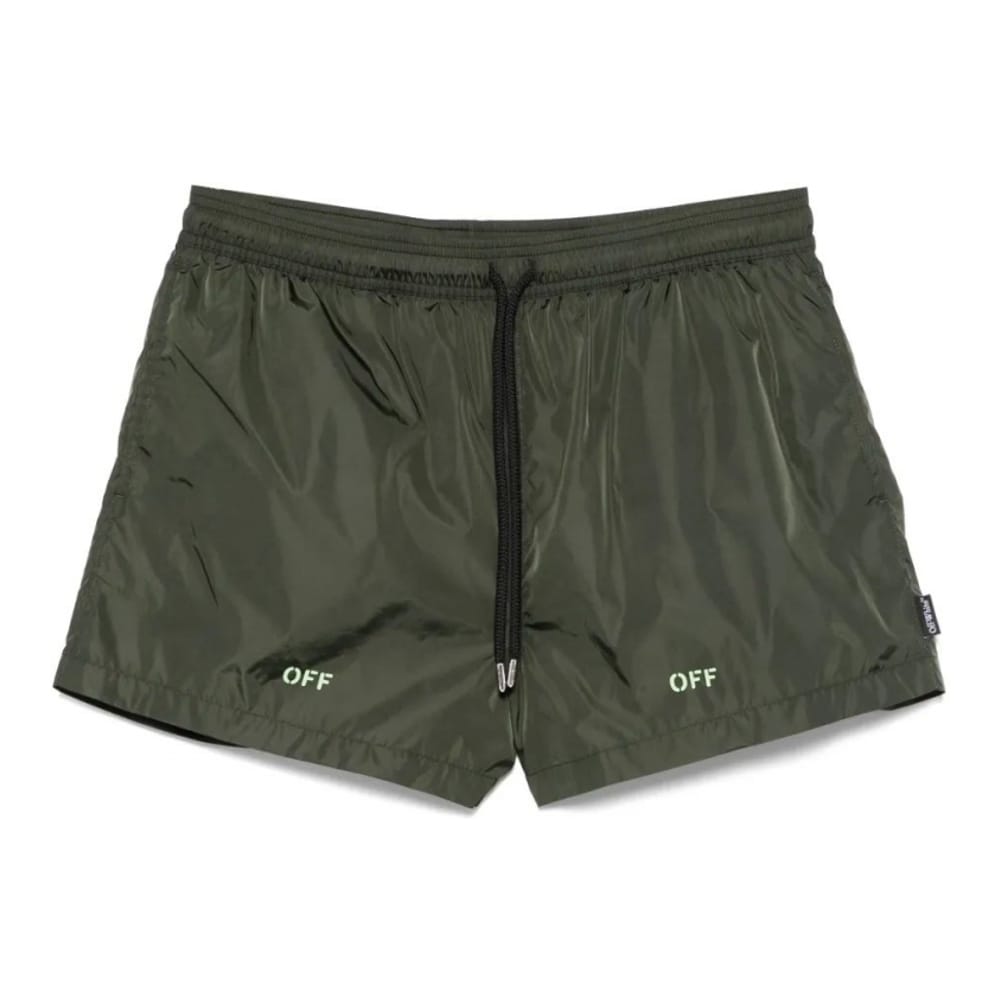Off-white - Short de bain 'Off Stamp' pour Hommes