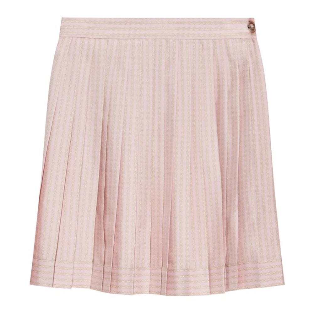Versace - Jupe 'Chain-Print Pleated' pour Femmes