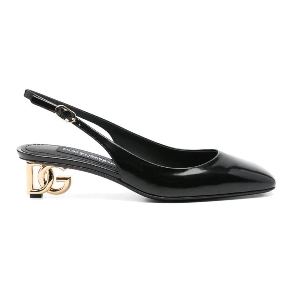 Dolce&gabbana - Escarpins à bride 'Logo-Heel' pour Femmes