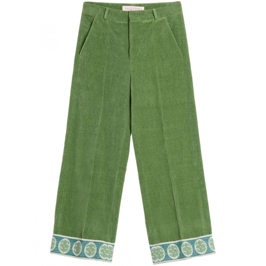 Valentino - "Pantalon 'Jacquard-Hem Velvet' pour Hommes"-48