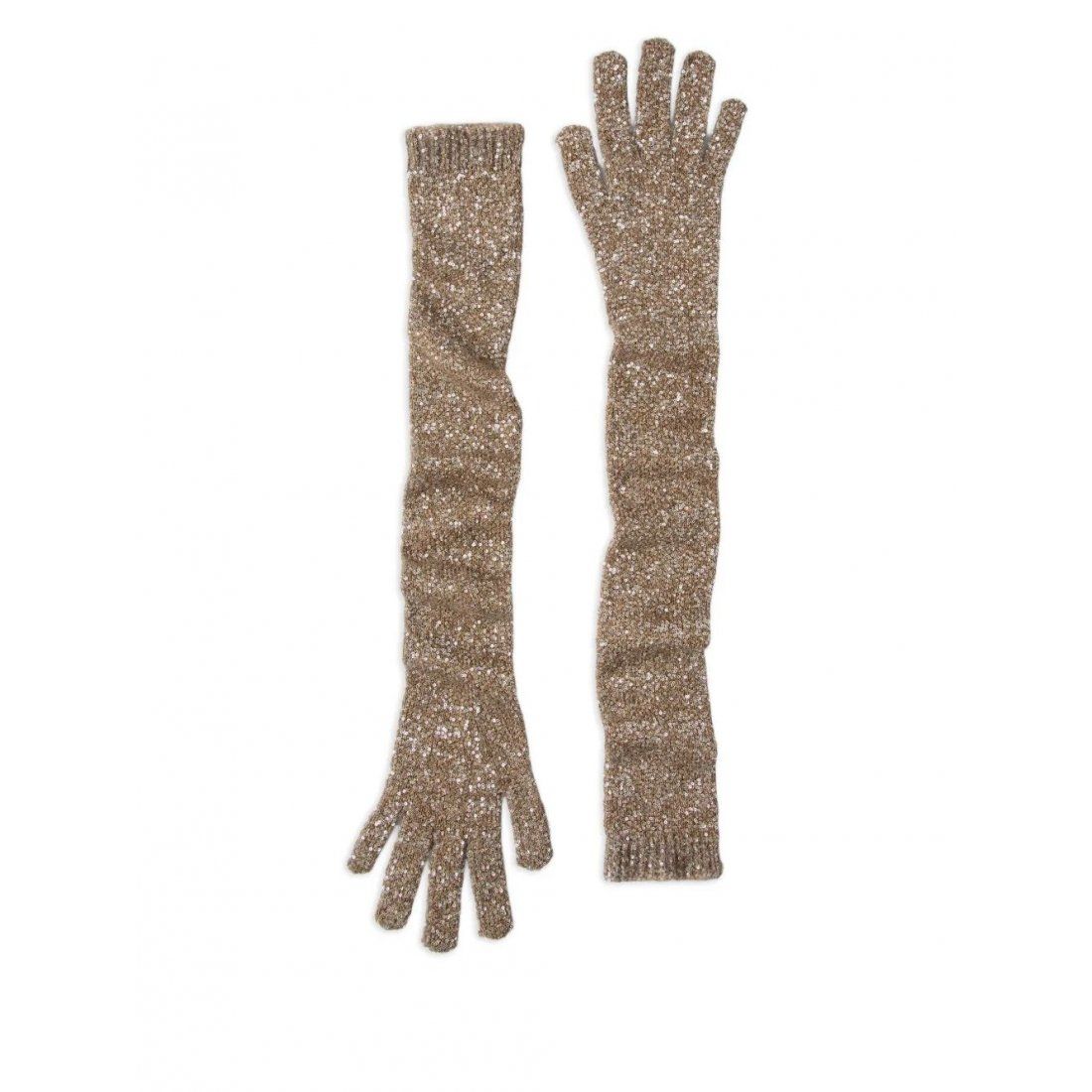 Brunello cucinelli - Gants 'sequin-embellished long' pour Femmes