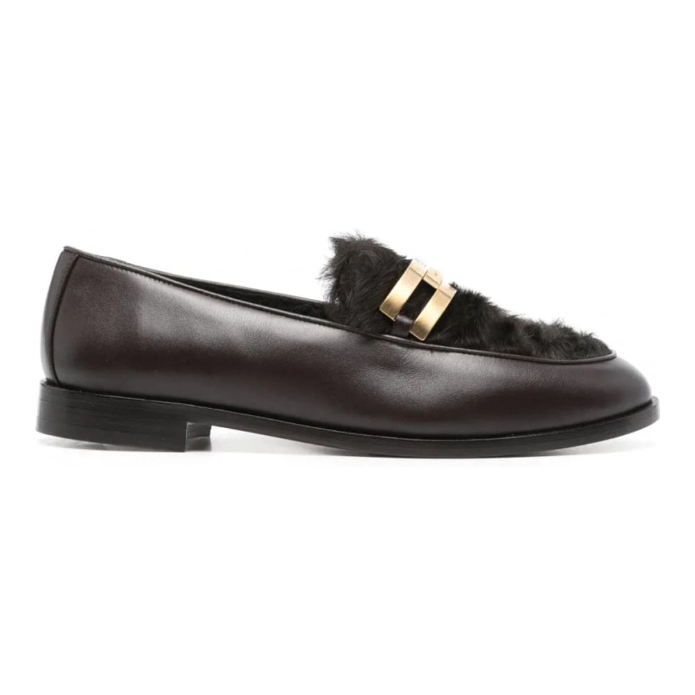 Aquazzura - Mocassins 'Shearling-Trim' pour Femmes