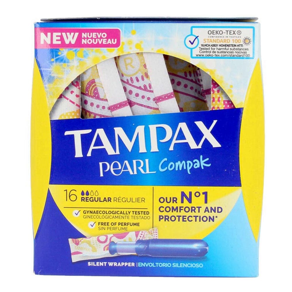 Tampax - Tampon 'Pearl Compak' - Regular 18 Pièces