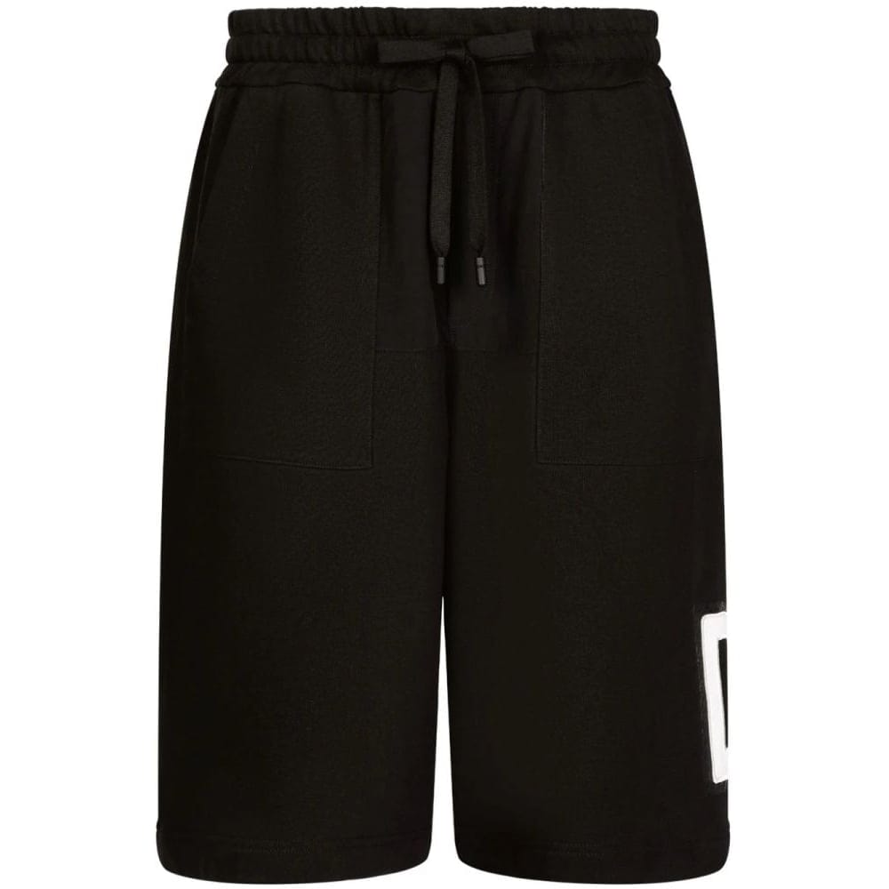 Dolce&gabbana - Short en coton 'Logo-Blend' pour Hommes
