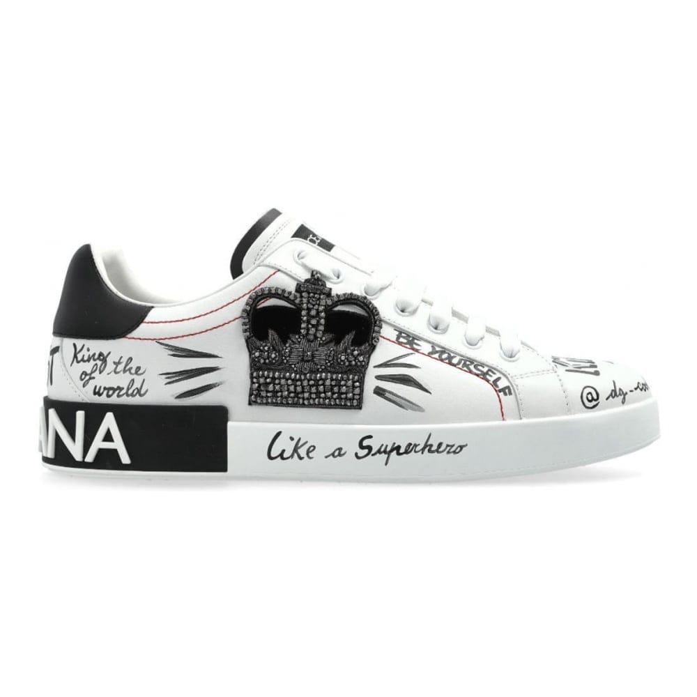 Dolce&gabbana - Sneakers 'Logo-Patch' pour Hommes