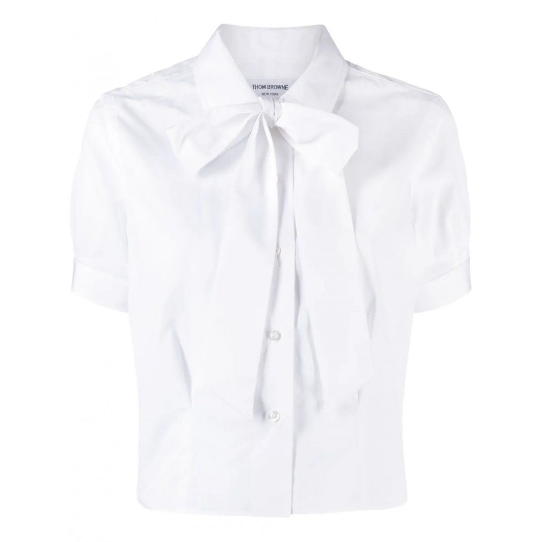 Thom browne - Chemise 'Bow-Embellished' pour Femmes