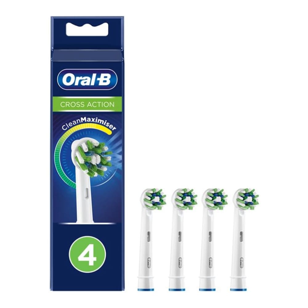 Oral-b - Tête de brosse à dent 'CrossAction' - 4 Pièces