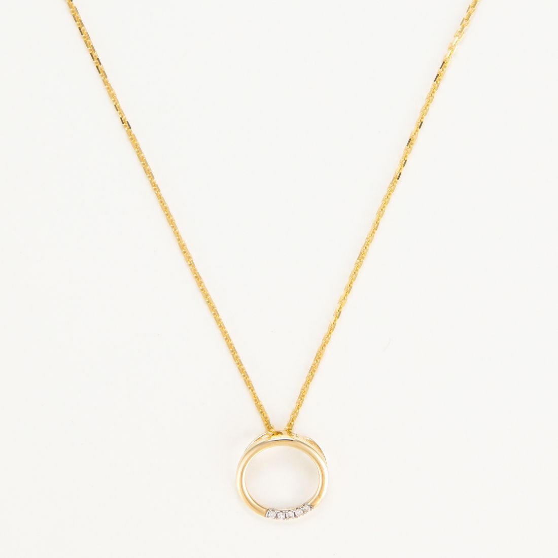 Di joya - Pendentif sur chaine 'Cercle' pour Femmes
