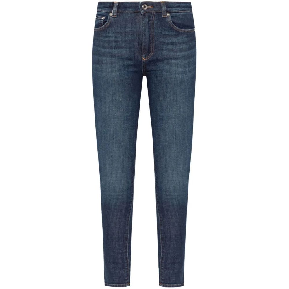 Dolce&gabbana - Jeans skinny 'Logo-Plaque' pour Femmes