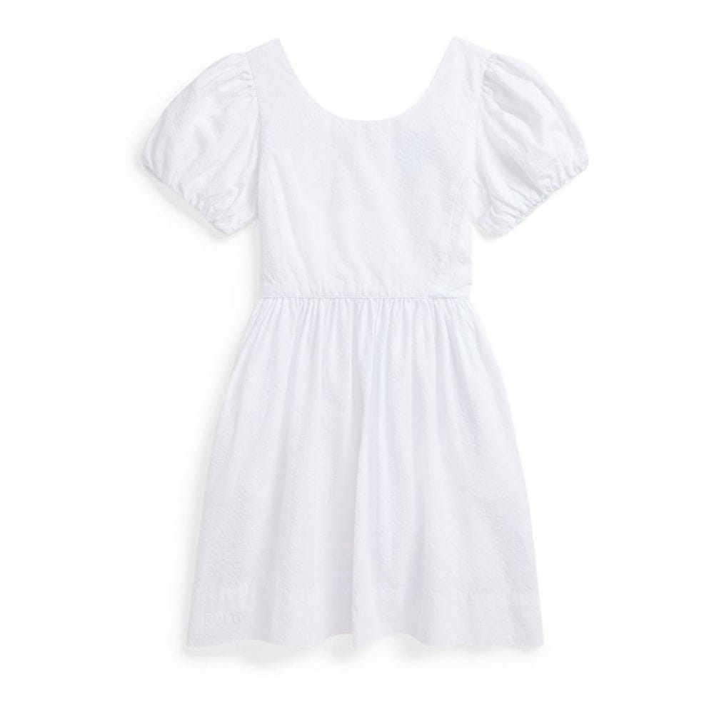 Polo ralph lauren - 'Seersucker Dress' pour Bambins & petites filles