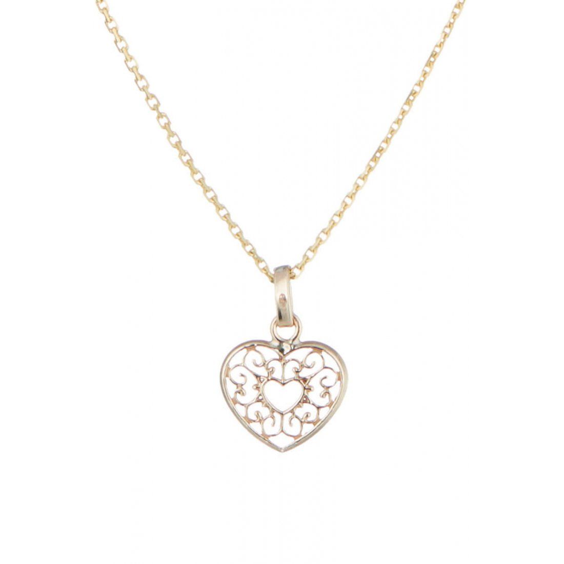 By colette - Pendentif sur chaine 'Cœurs Arabesque' pour Femmes