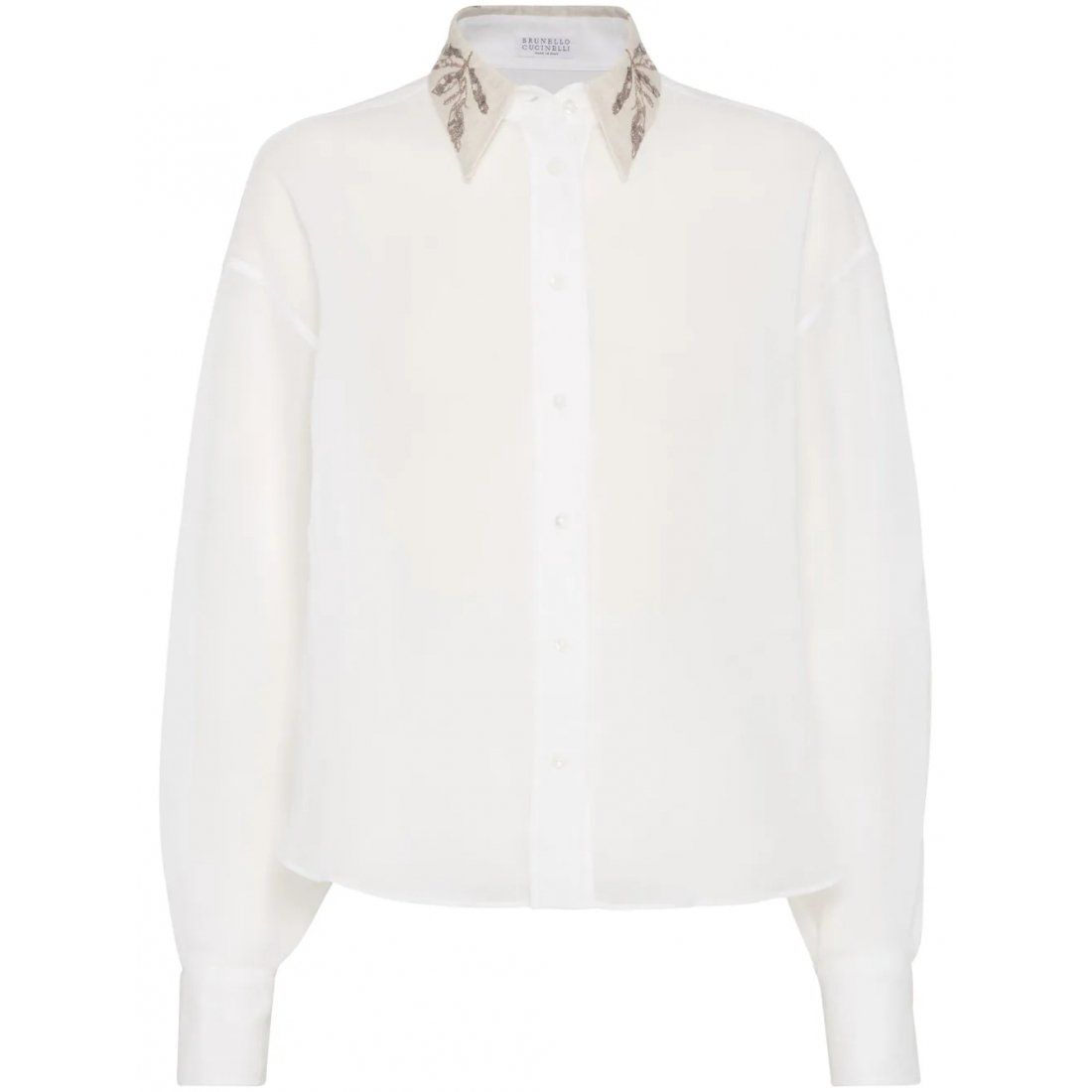 Brunello cucinelli - Chemise 'Herbarium-Embroidered' pour Femmes