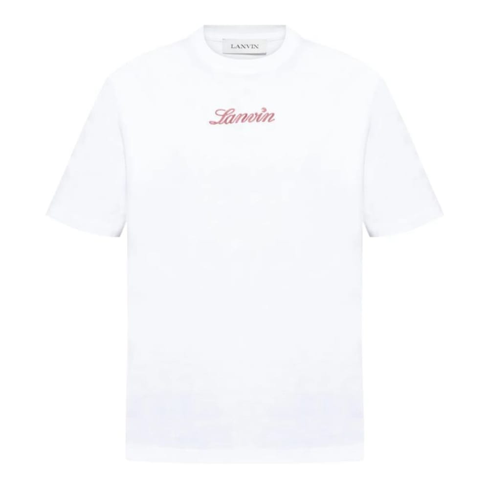 Lanvin - T-shirt 'Logo-Embroidered' pour Hommes