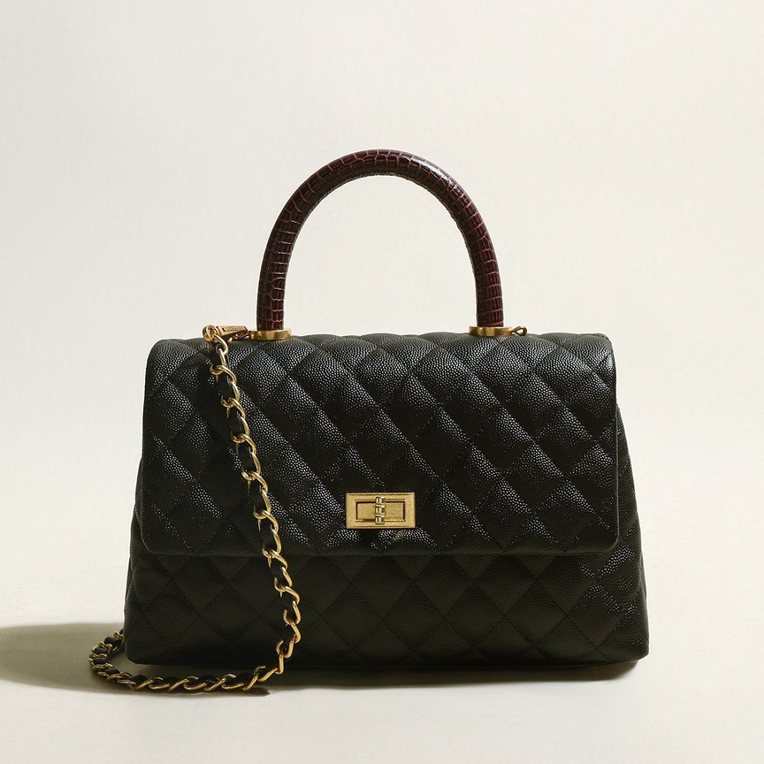 Cilela - Sac à main 'Quilted Chainstrap' pour Femmes