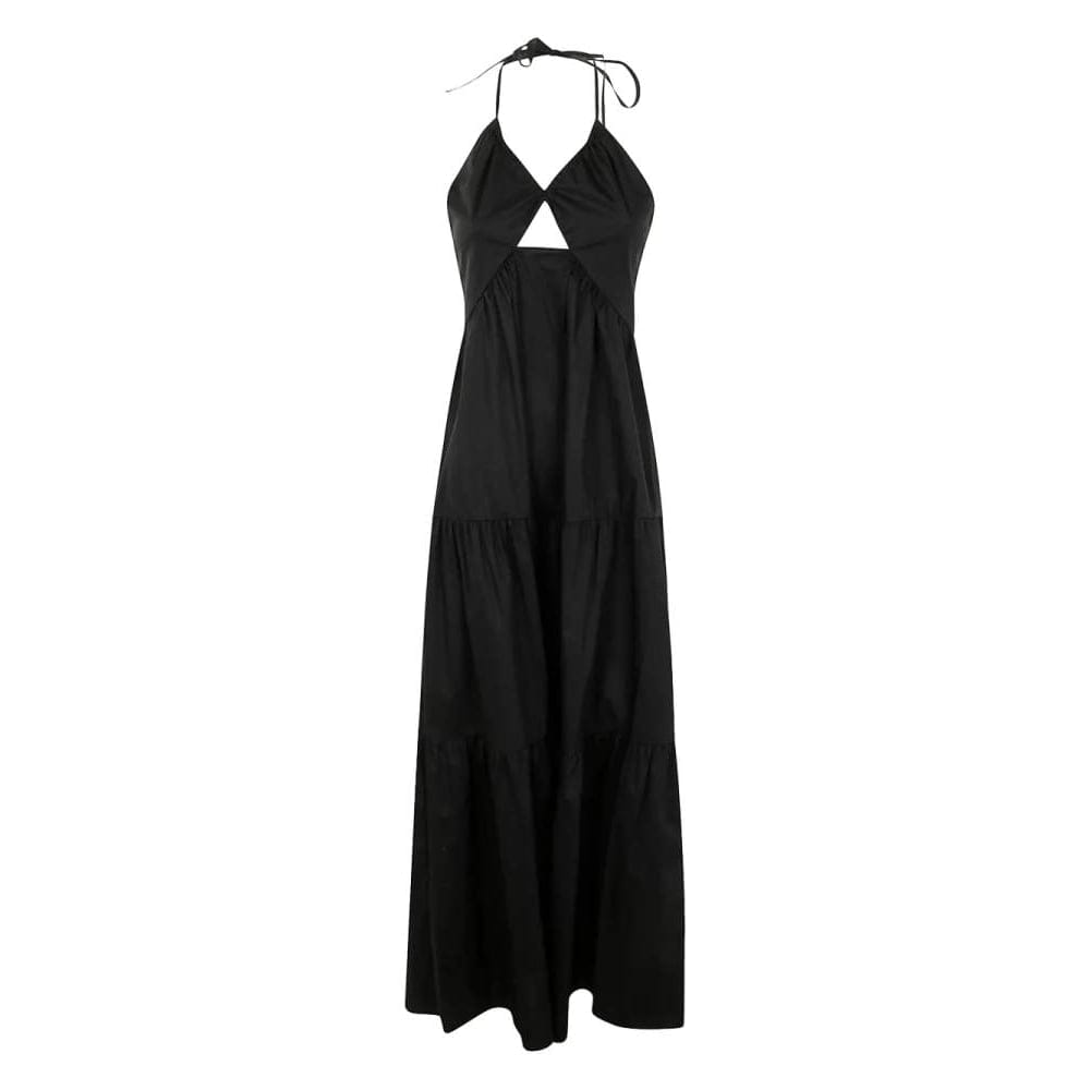 Twin set - Robe maxi 'Tie-Fastening Cut-Out' pour Femmes