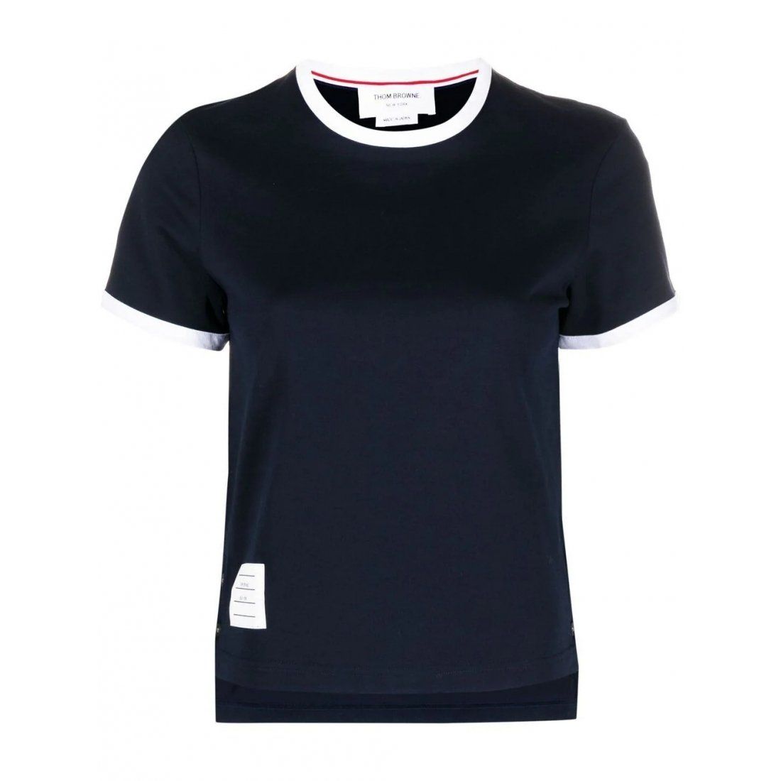 Thom browne - T-shirt 'Asymmetric Hem' pour Femmes