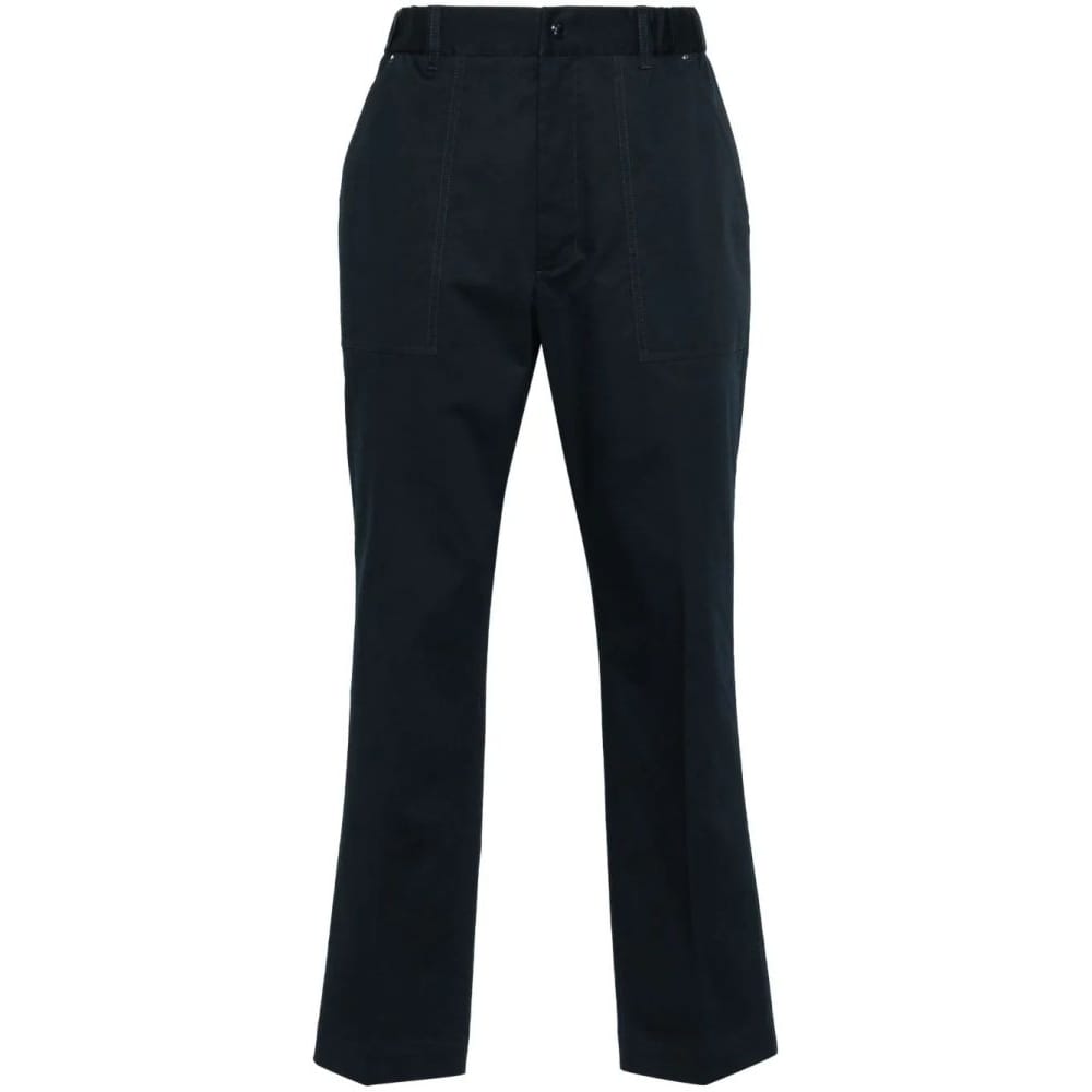 Moncler - Pantalon 'Logo-Patch Gabardine' pour Hommes