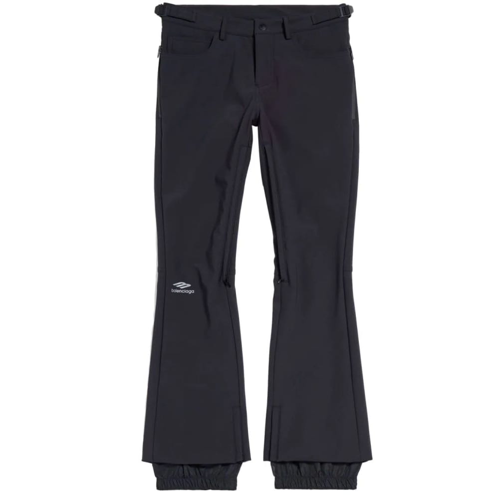 Balenciaga - Pantalon 'Logo-Print Press-Stud' pour Femmes