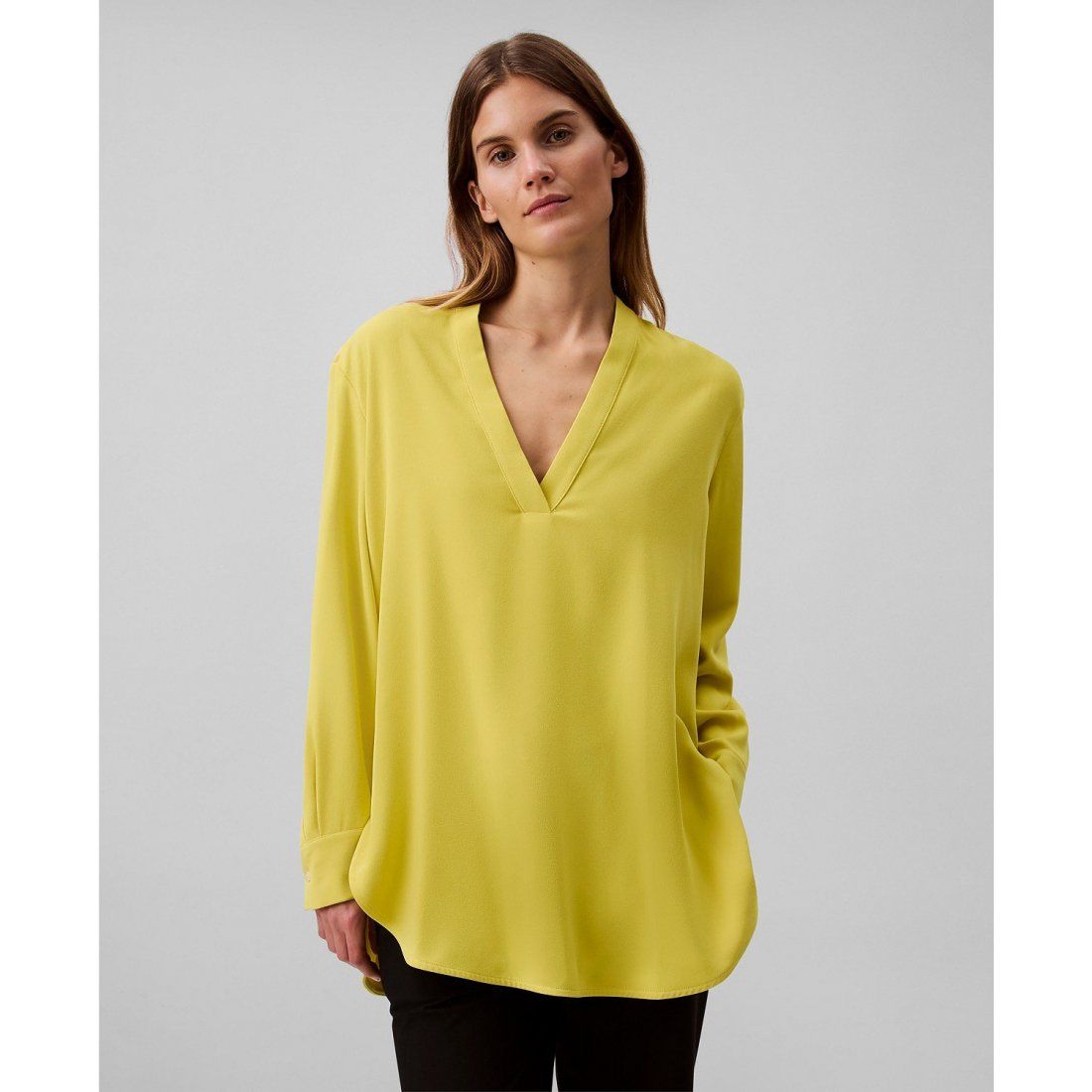 Calvin klein - Femmes's 'Relaxed V-Neck Popover' Blouse