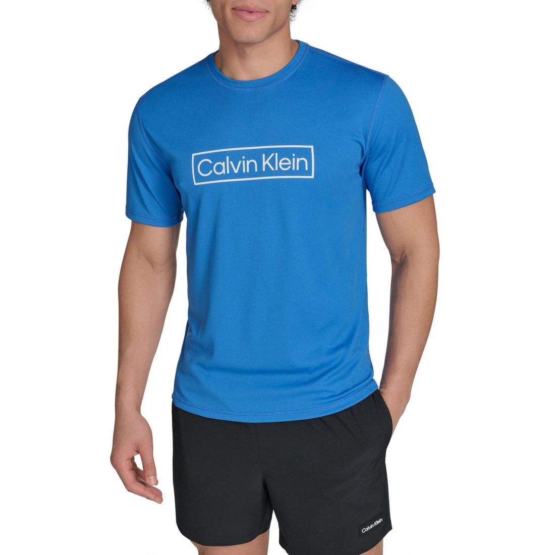 Calvin klein - 'Block Logo Rashguard' pour Hommes