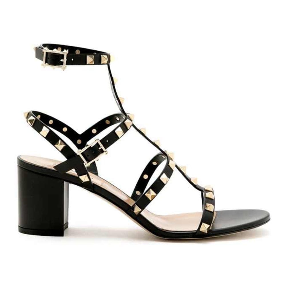 Valentino Garavani - Sandales à talon 'Rockstud Ankle-Strap' pour Femmes