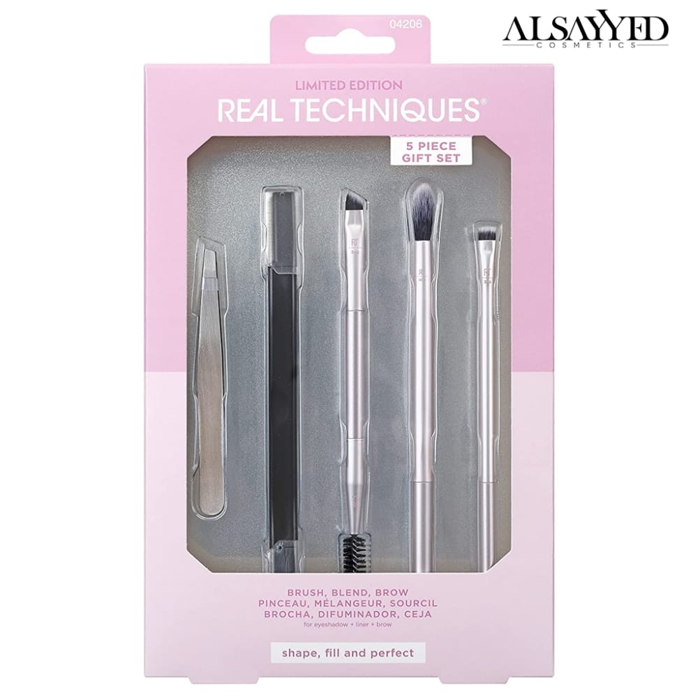 Real techniques - Set de pinceaux de maquillage 'Rest In Show' - 5 Pièces
