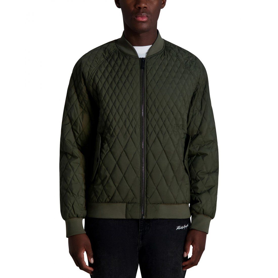 Karl lagerfeld - Blouson bomber 'Quilted Water-Resistant' pour Hommes
