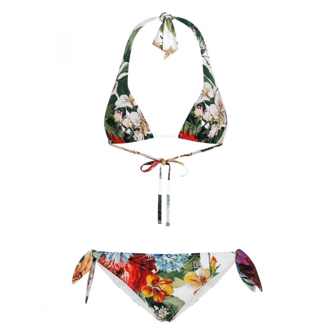 Dolce&gabbana - Ensemble bikini 'Floral-Print' pour Femmes