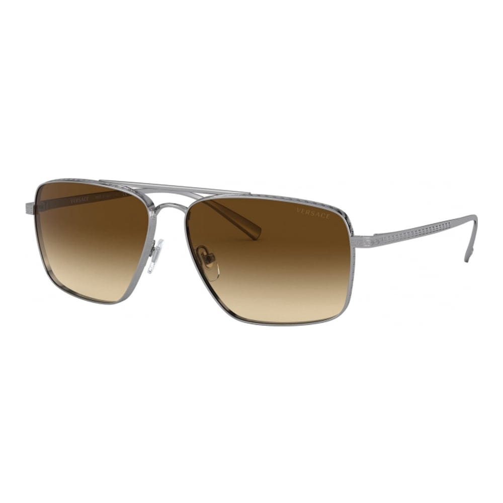 Versace - '61mm Aviator Sunglasses' pour Hommes