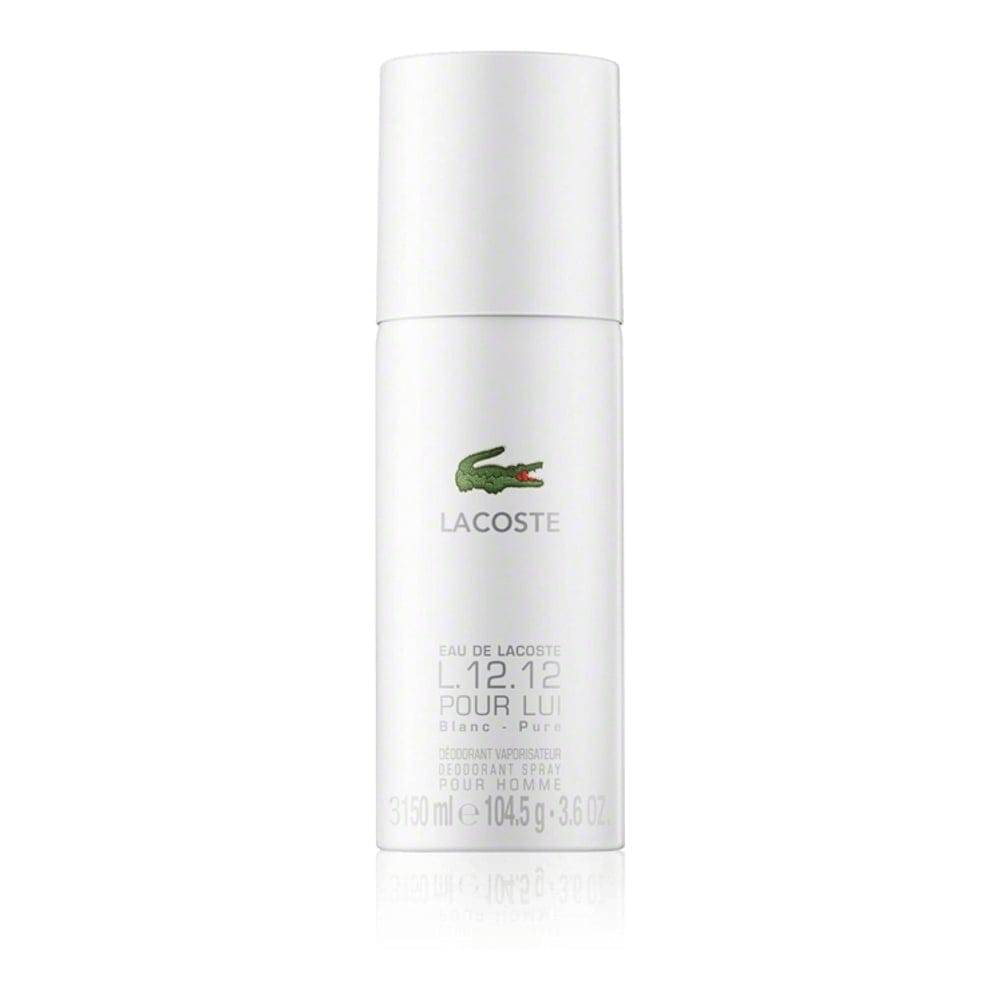 Lacoste - Déodorant spray 'Eau De Lacoste L.12.12 Pour Lui Blanc' - 150 ml