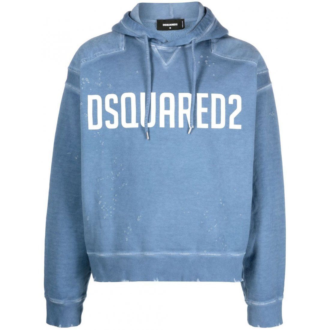 Dsquared - Sweatshirt à capuche  'Logo Distressed' pour Hommes