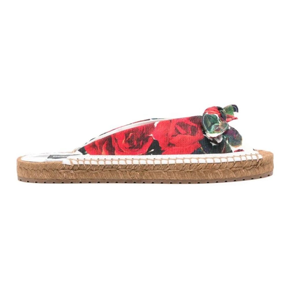 Dolce&gabbana - Espadrilles 'Floral-Print' pour Femmes