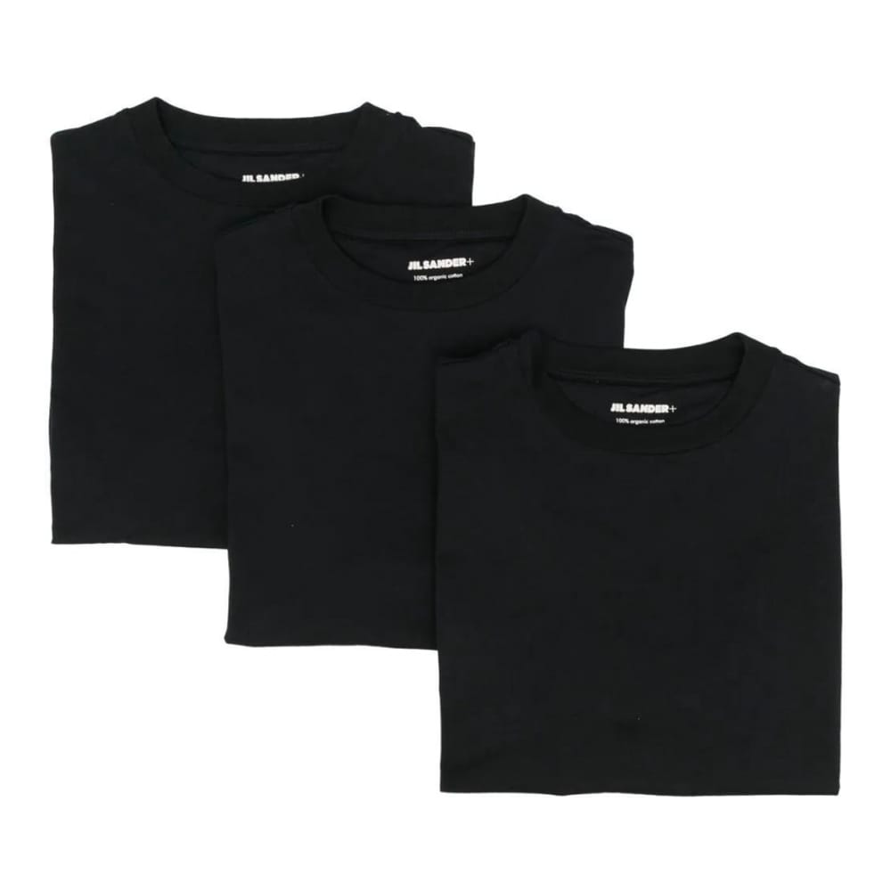 Jil Sander - T-shirt 'Logo Patch' pour Hommes - 3 Pièces