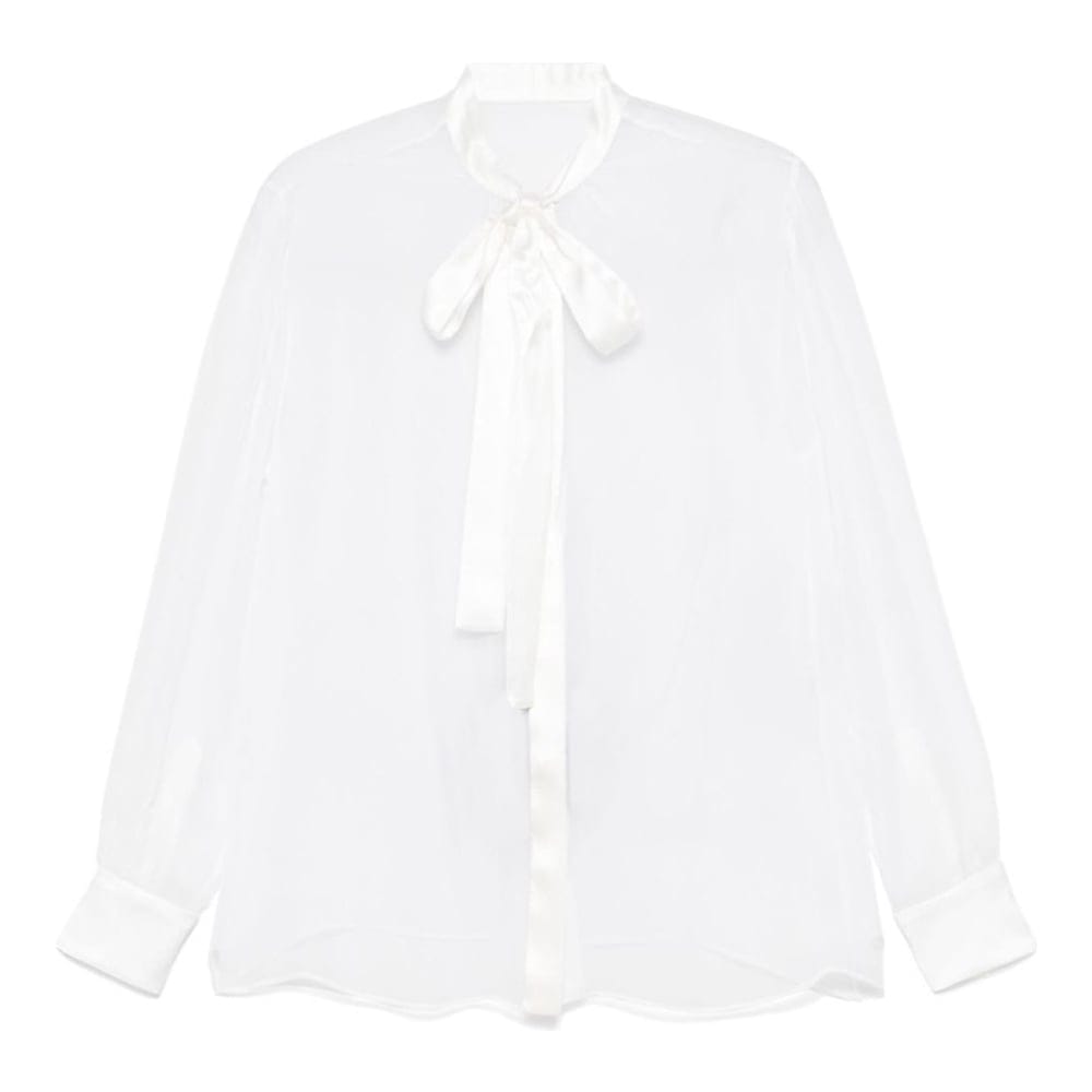 Dolce&gabbana - Chemise 'Chiffon Pussy-Bow' pour Femmes