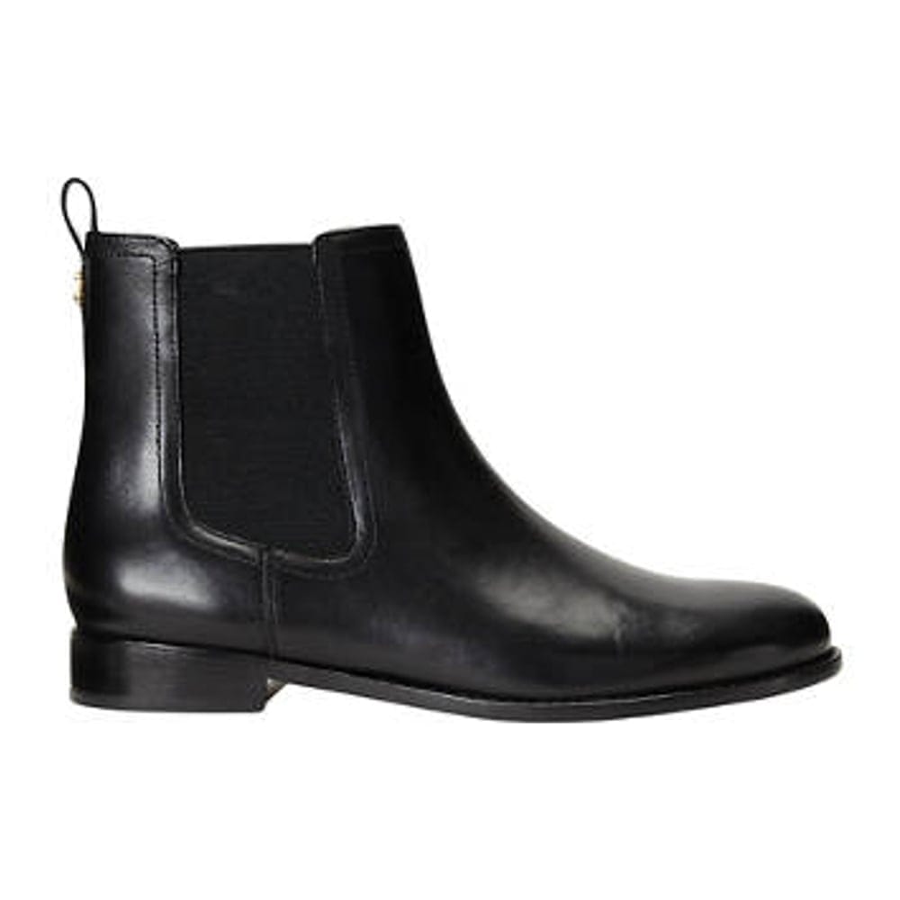 Lauren ralph lauren - 'Brylee Burnished Leather Booties' pour Femmes