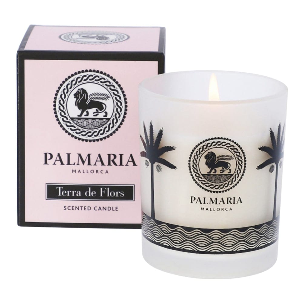 Palmaria - Bougie parfumée 'Terra de Flors' - 130 g