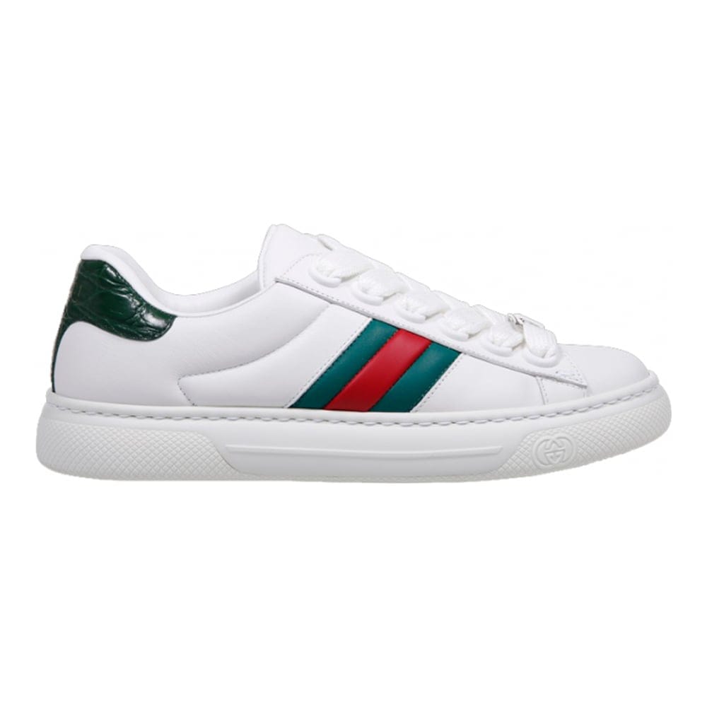 Gucci - Sneakers 'Ace With Web' pour Femmes