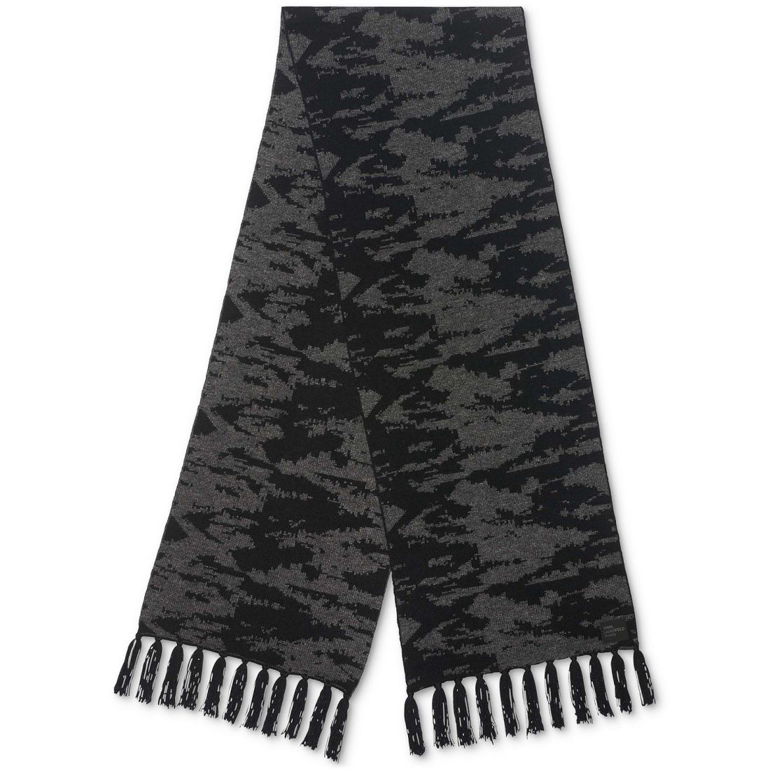 Karl lagerfeld - Foulard 'Camouflage Fringe-Trim' pour Hommes