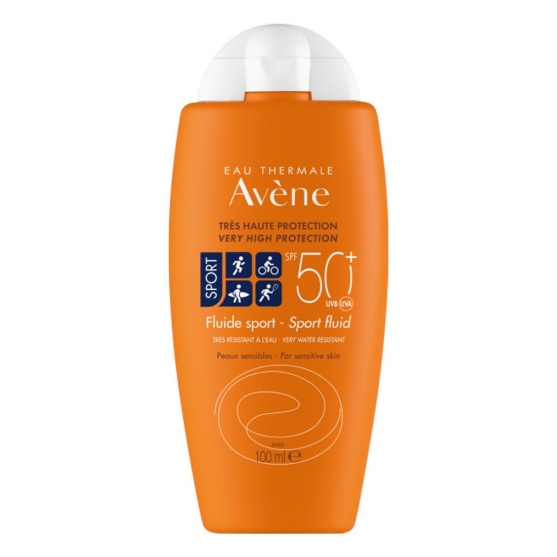 Avène - Crème solaire 'Solaire Haute Protection Sport Fluid SPF50+' - 100 ml