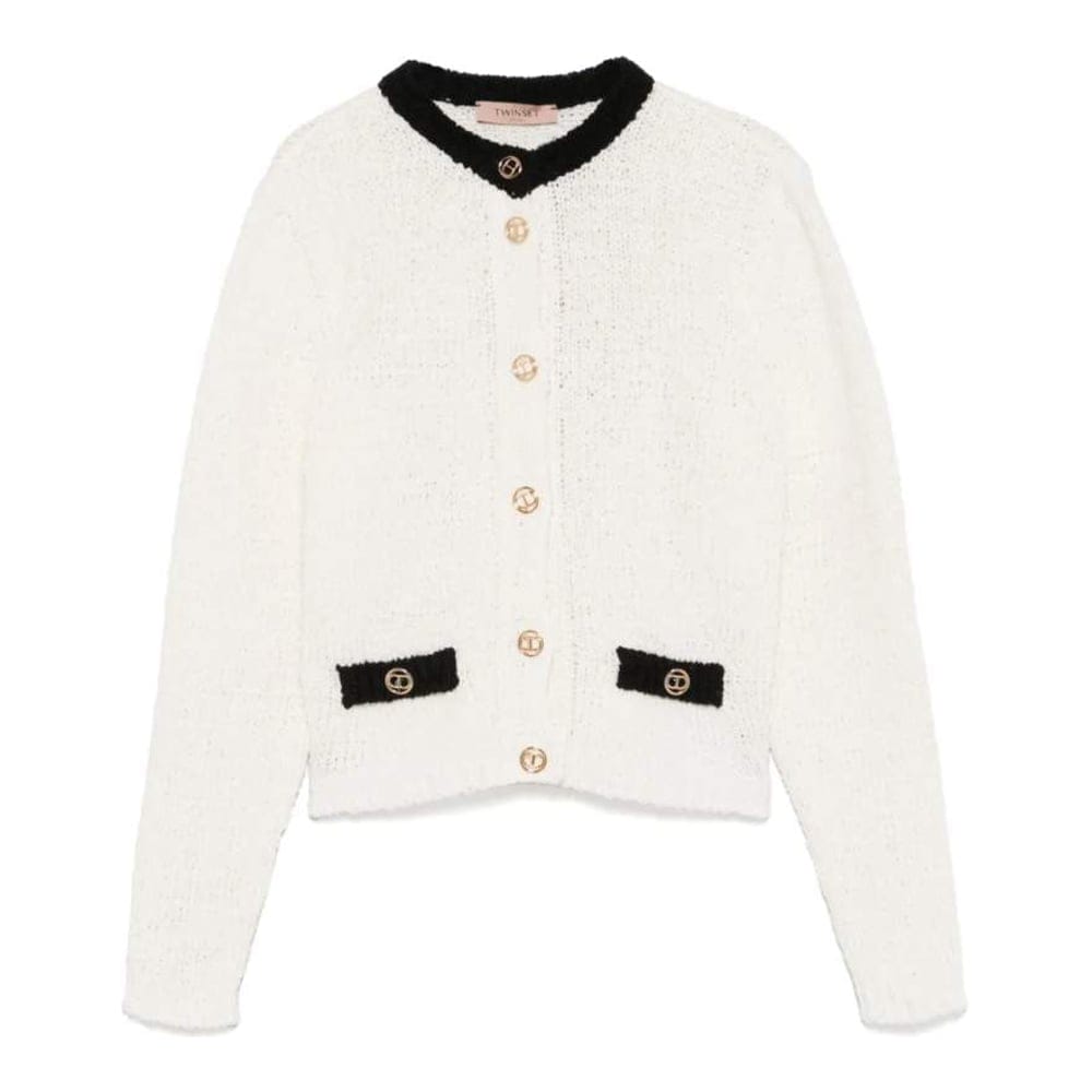 Twin set - Cardigan 'Logo-Buttons' pour Femmes