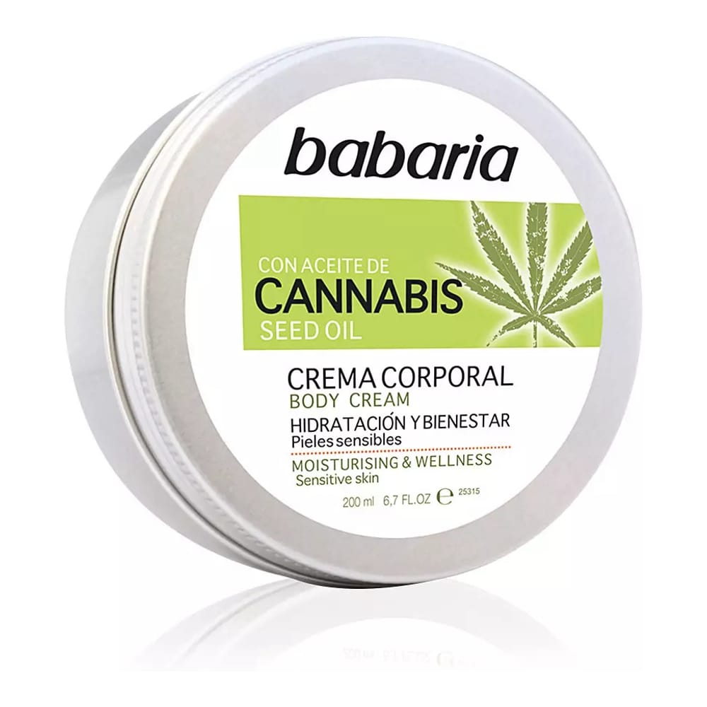 Babaria - Crème Corporelle 'Cannabis Moisturizing And Wellness' - 200 ml