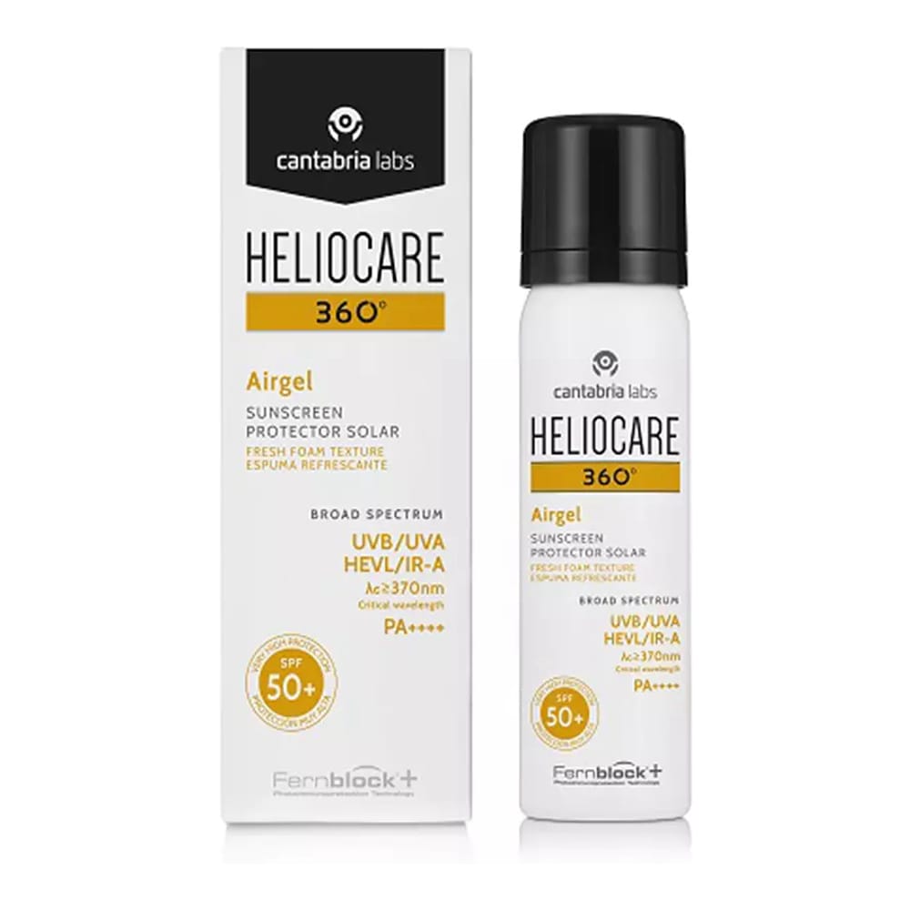 Heliocare - Crème solaire pour le visage '360° Airgel SPF50+' - Tous types de peau, 60 ml