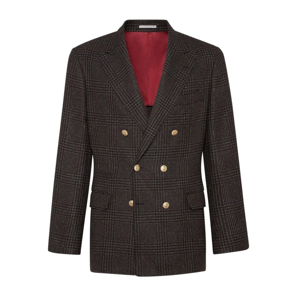 Brunello cucinelli - Blazer 'Double-Breasted' pour Hommes