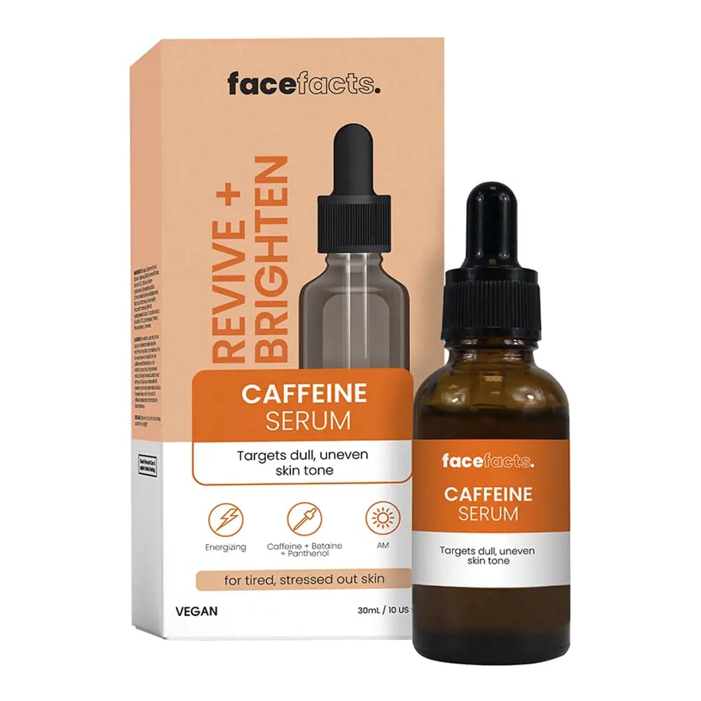 Face Facts - Sérum pour le visage 'Revive+ Brighten Caffeine' - 30 ml