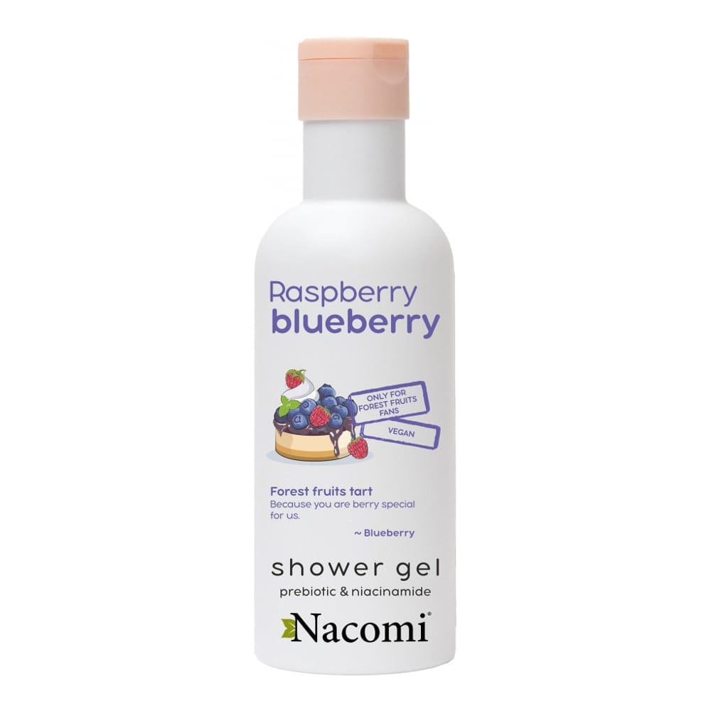 Nacomi - Gel Douche 'Raspberry & Blueberry' - 300 ml
